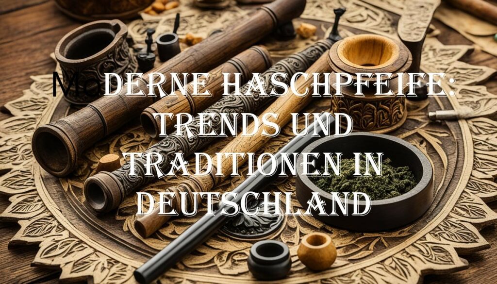 Eine deutsche Haschischpfeife, die Trends und Traditionen in Deutschland präsentiert.