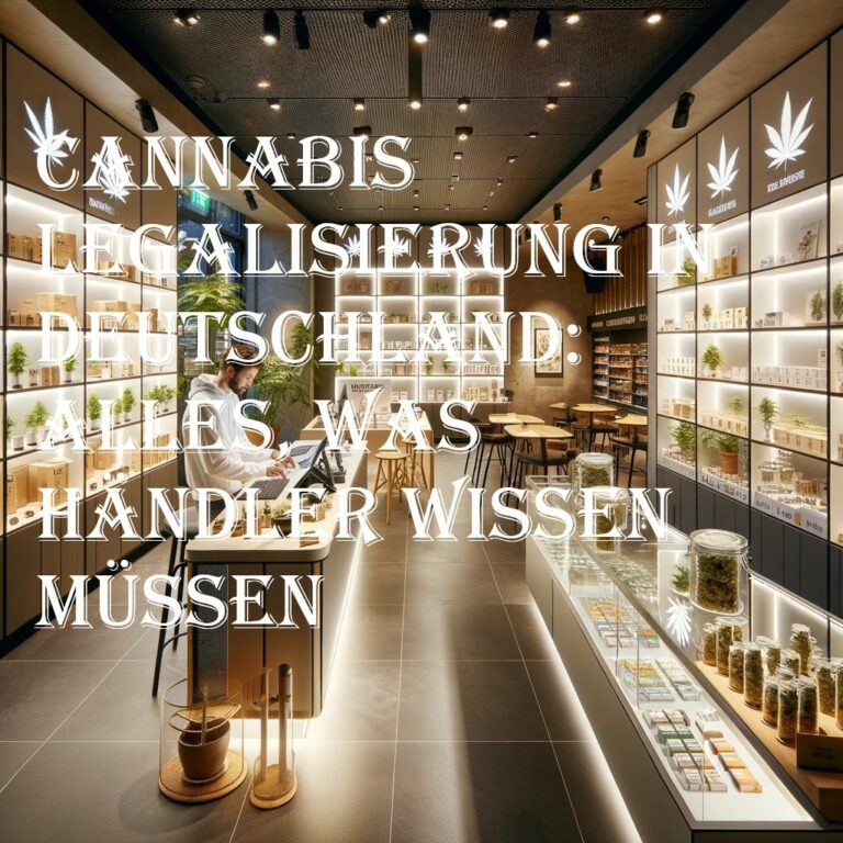 Ein legaler Cannabisladen in Deutschland, wo Cannabis legal ist.